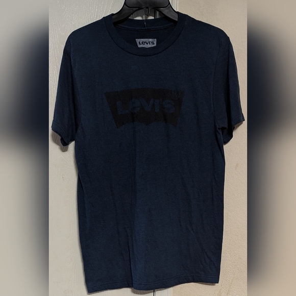 LEVI'S Men's 2PCS Graphic T-shirt Classic Logo - Navy/Black Size S New/Used - Picture 2 of 7